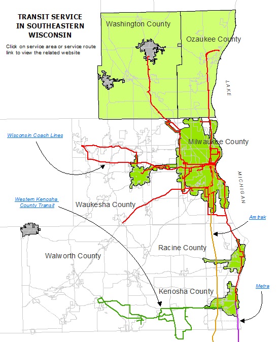 Kenosha County Interactive Mapping Transit Service Interactive Map